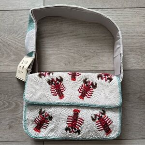 Viral Sol and Mer Beaded Lobster Shoulder Bag Beach Summer Ocean 🦞🦞🦞